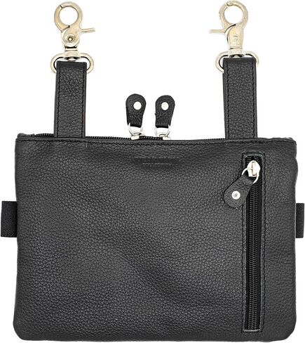 Leather Waist Bags, Black Hip waist Belt Bag,Crossbody Bags Clipon Fanny Pack, Made in Pakistan in Kuwait