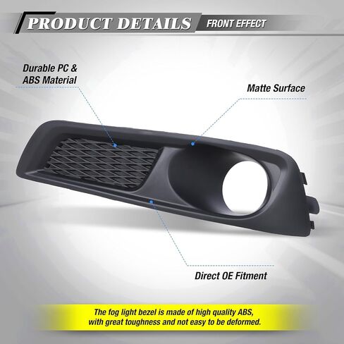 AUTOWIKI Fog Lights Compatible with 2010-2012 Subaru Legacy 2PCS in Saudi Arabia
