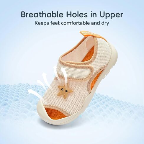 Balabala Toddler Girls Boys Sport Sandal, Kids Closed Toe Outdoor Water Sandals Non-slip Lightweight Beach Walking Shoes in Kuwait