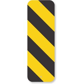 SmartSign "علامة كائن" علامة شيفرون | 8 "× 24" 3M مهندس الصف العاكس الألومنيوم