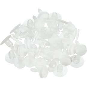 Motoforti Door Door Trim Plane Push Clips Bailar Retainer ، لـ Dodge Grand Caravan 2001-2020 ، البلاستيك ، No.6505292aa ، وايت ، 40 PCS
