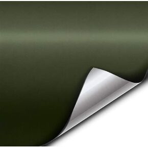 VViViD Matte Military Khaki Green Vinyl Wrap Roll with Air Release Technology 1ft x 5ft in Kuwait