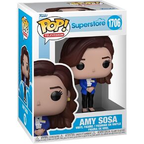 تلفزيون Funko Pop: Superstore - Amy Sosa - Finyl Figure - فكرة الهدية - البضائع الرسمية - ألعاب للأطفال والكبار - عشاق الدراما - نموذج نموذج لهواة الجمع والعرض