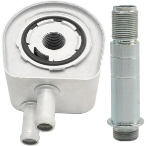 UOIENRT 918-110 Engine Oil Cooler, Replacement for Ford F Series 150 250 350 450 550 E 350 450 Econoline Excursion 5.4L V8 6.8L V10 1998-2007, Replace FO4000100