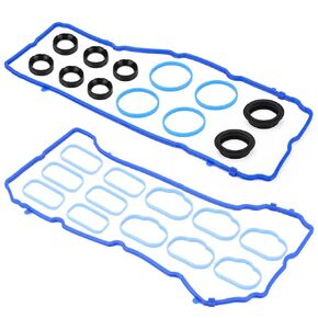 VS50805R Valve Cover Gasket Seal & Intake Manifold Gasket for 2011-2022 Chrysler 200 300 Town&Country,Jeep Cherokee, Wrangler,Durango Grand Caravan Journey, Ram 1500 3.6L (5184596AE 5184562AC 828604)