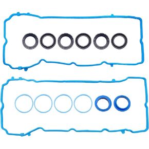 Engine Valve Cover Gasket Set Replace VS50805R Compatible with Chrysler 300 Town & Country Dodge Charger Grand Caravan Jeep Cherokee Wrangler Volkswagen Routan