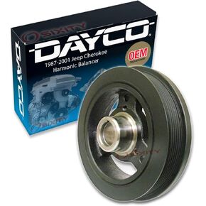 Dayco Engine Harmonic Balancer compatible with Jeep Cherokee 4.0L L6 1987-2001