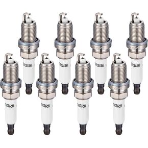 4294 Iridium Platinum Spark Plugs 8 Pack-متوافق مع BMW X5 2004-2010 ، 550i 2006-2010 ، 750i 2006-2008 ، 750li 2006-2008 ، 650i 2006-2010 ، 4.8L V8 Engine-