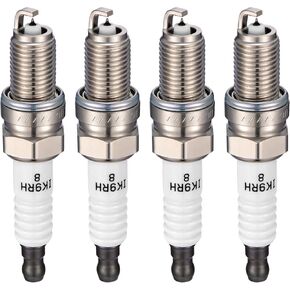 93618 Iridium Platinum Spark Plugs 4 Pack - Compatible with Jeep Renegade 2015-2018 Compatible with Dodge Dart 2013-2016, Fiat 500 2012-2019, 500X 2016-2018, 500L, 124 Spider, 1.4L Engine