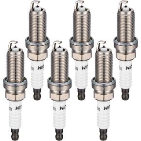 4024190482 Double Iridium Spark Plugs 6 Pack - Compatible with Nissan Murano 2016,Pathfinder 2014-2015,Juke 2011-2017 Compatible with Infiniti QX60, 1.6L 2.5L - Replaces DILKAR7C9H Spark Plug