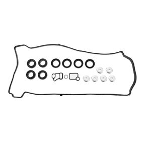 VS50614R Engine Valve Cover Gasket & Gromets & Spark Plug Tube Seals & 15815-RAA-A02 VTEC Solenoid Gasket Compatible with Honda Acura Accord Civic CR-V Element Crosstour CSX ILX RDX RSX TXS