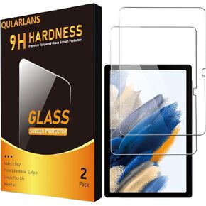 2 Pack Screen Protector for Samsung Galaxy Tab A8 (10.5-Inch, SM-X200/X205/X207 2022), Anti-Scratch 9H Hardness Tempered Glass Film