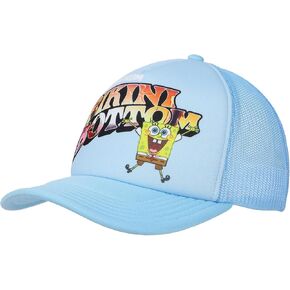 Spongebob Squarepants Bikini Bottom Blue Trucker Hat