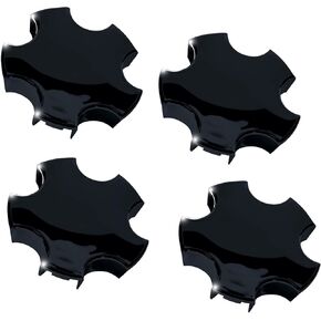 Corvette Wheel Center Cap - Gloss Black : 2000-2004 C5 & Z06 (Set of 4 Caps)