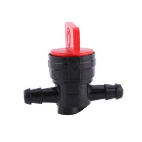 Fuel Petcock,1/4 Inline Petcock Fuel Shutoff Valve, Plastic 6mm Inline Shut Off Fuel Tap Fit for 1/4 Pipe Hose for 493960 494768 698183