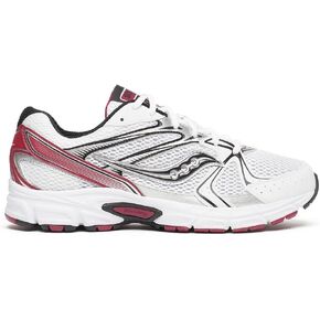 Saucony Unisex Ride Millennium Sneaker, White/Red, 12 US Men