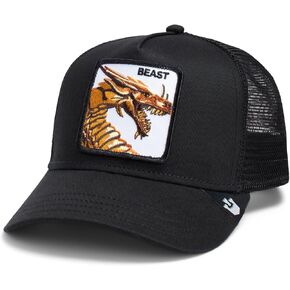 Goorin Bros. The Farm Unisex Original Adjustable Snapback Trucker Hat, Black (Beast Dragon), One Size