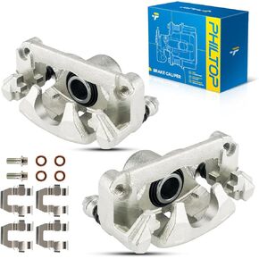PHILTOP 18-B4644+18-B4645 Rear Disc Brake Caliper Assembly Replacement For Chevrolet Impala 2000-2010, Monte Carlo 2000-2007, Pontiac Grand Prix 1997-2003, Regal/Century/Intrigue/LaCrosse