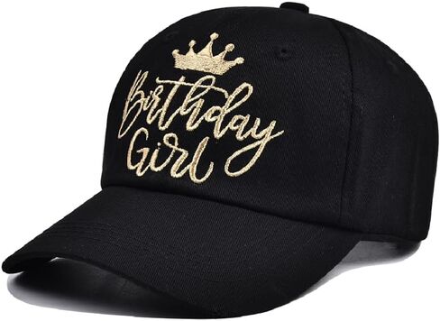 Birthday Girl Hat Cap Squad Baseball Cap for Women Girls Adjustable Embroidered Truck Hats Birthday Party Favors in Kuwait