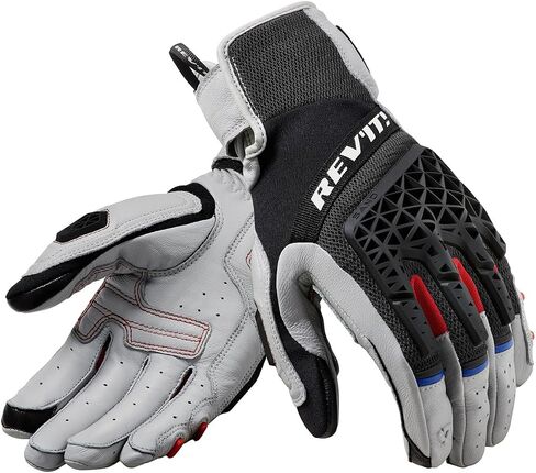 REV'IT! Sand 4 Adventure Travel Motorcycle Gloves (Black - Medium) in Kuwait