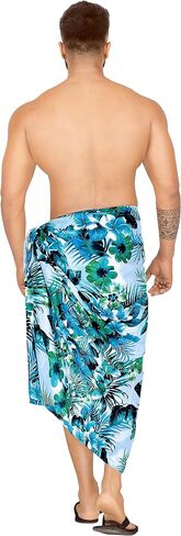 Happy Bay Men's Sarong Beach Wrap Bath Swim Pareo in Kuwait