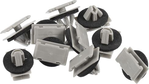 Motoforti W Type Trim Clips, for Jeep Grand Cherokee 2012-2021, Plastic, No.68172491AA, Beige, 10 Pcs in Saudi Arabia