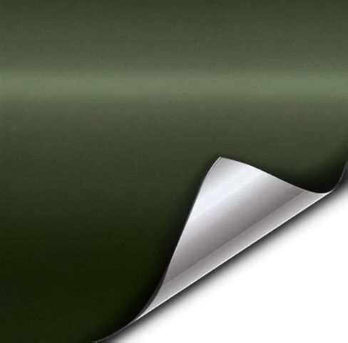 VViViD Matte Military Khaki Green Vinyl Wrap Roll with Air Release Technology 1ft x 5ft in Kuwait
