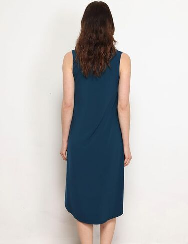Premium Sleeveless Nightgowns for Women Soft Bamboo Viscose V Neck Tank Pajama Dress in Saudi Arabia
