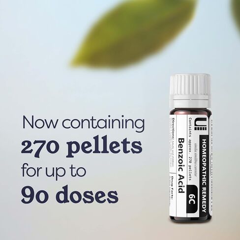 Benzoic Acid 30C Homeopathic Remedy, 270 Pellets in Saudi Arabia