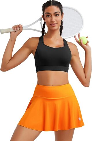 Girl Girl Sports Bras for Women High Support ، Racerback مصبوب كأس الرياضة حمالة صدر التمرين الرياضية مع مخيط في وسادات in Saudi Arabia