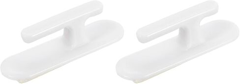 uxcell 4Pcs Blind Cord Holder, Self-Adhesive Window Cord Wrap Cleats, Safety Blind Pull Cord Hooks for Window Blinds Curtains Sun Shades Ropes, White in Saudi Arabia