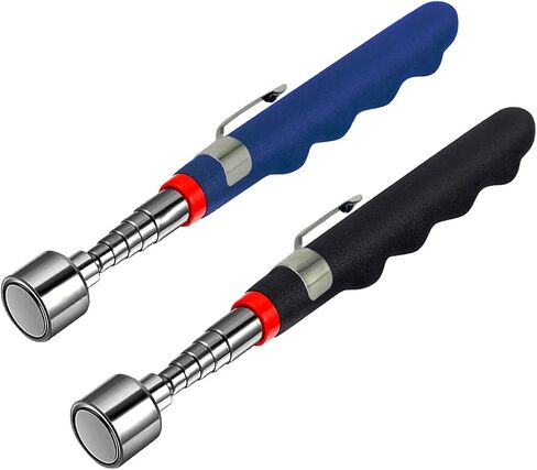 20 lb Telescoping Magnetic Pick Up Tool Extendable 31" Telescopic Magnet Stick Useful for Hard-to-Reach,Sink Drains Mechanic Automotive Gifts for Men Women Husband Birthday Father's Day (Magnet 1 PCS) in Saudi Arabia