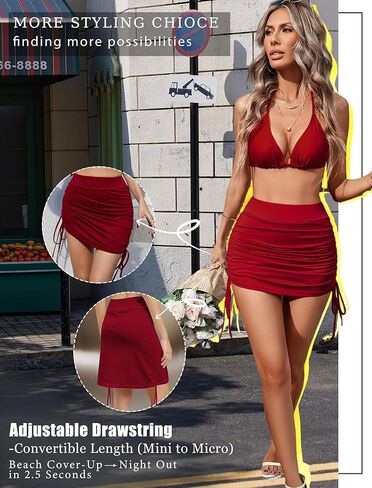 تنانير Avidlove للنساء مثيرة عالية الجانب الخصر الرباط مسدود in Kuwait