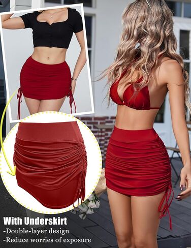 تنانير Avidlove للنساء مثيرة عالية الجانب الخصر الرباط مسدود in Kuwait