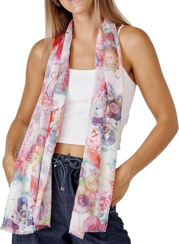 Scarf for Women Lightweight Fashion 62 in x 18 in Scarves for Spring Summer Fall Shawl Wrap in Saudi Arabia