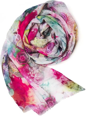 Scarf for Women Lightweight Fashion 62 in x 18 in Scarves for Spring Summer Fall Shawl Wrap in Saudi Arabia