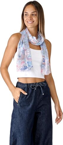 Scarf for Women Lightweight Fashion 62 in x 18 in Scarves for Spring Summer Fall Shawl Wrap in Saudi Arabia
