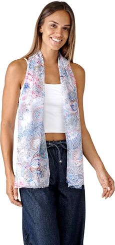 Scarf for Women Lightweight Fashion 62 in x 18 in Scarves for Spring Summer Fall Shawl Wrap in Saudi Arabia