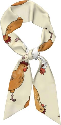 Gudetama Cute Women Fashion Scarf Neckerchief Long Thin Satin Purse Handbag Headscarf Bandanas Gift in Saudi Arabia