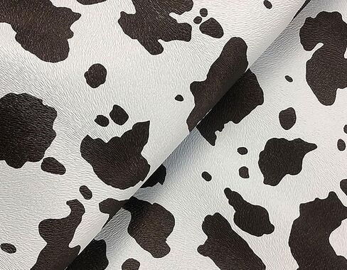 Cow Print Car Center Console Cover, PVC Leather Waterproof Armrest Seat Box Cover Protector, Comfortable Car Decor Accessories Fit for Most Cars, Vehicles, SUVs (White Black) in Saudi Arabia