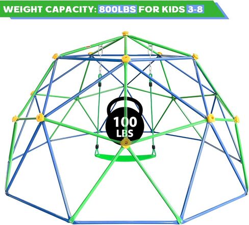كرسي شبكي لقببة التسلق بطول 10 أقدام و11 قدم، ملحقات قبة متسلقة قوية، سهل التركيب، للأعمار من 4 سنوات فما فوق in Kuwait