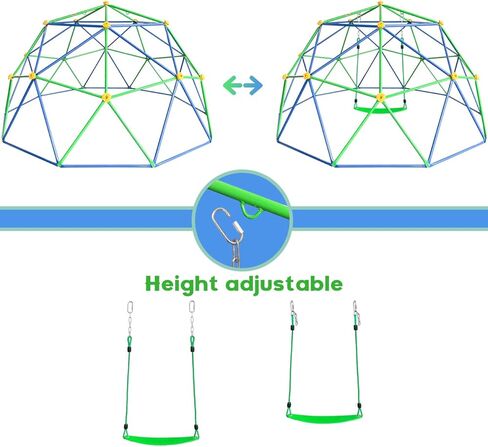 كرسي شبكي لقببة التسلق بطول 10 أقدام و11 قدم، ملحقات قبة متسلقة قوية، سهل التركيب، للأعمار من 4 سنوات فما فوق in Kuwait