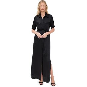 L'AGENCE Women's Klement Dress with Tassel Belt