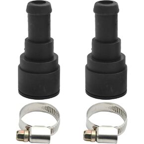 2 Set 15032062 Heater Core Coolant Hose Connector Replacement for Chevrolet Silverado, Replacement for GMC Sierra, Replacement for Cadillac Escalade, Replaces 15151875