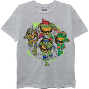 Teenage Mutant Ninja Turtles Boys TMNT Character Tee-Leo, Donnie, Raph, Mikey-Sizes 2-7