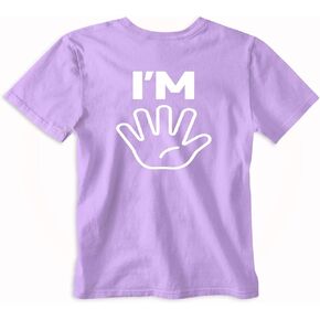I'm Five - Toddler Outfits - Funny Boy Birthday Shirt Cute Girl Tshirts 5 Years Old Tees Clothes