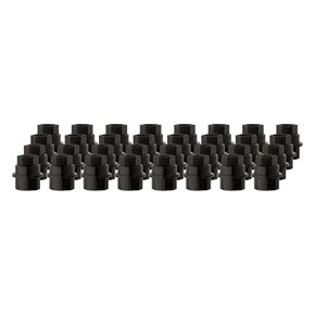 غطاء غطاء صواميل للعجلة السوداء من DPAccessories لسيارة شيفروليه وجي إم سي - 24 قطعة CC-4D-P-OBK05024