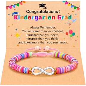 PINKDODO Kindergarten Preschool Graduation Gifts for Girls Class of 2024 Bracelet Kindergarten Pre K Graduate for Daughter Granddaughter Niece