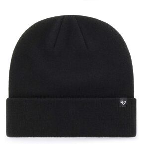 47 Brand Classics Blank Cuffed Toque Knit Hat - Black, Black, One Size