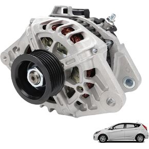 USTAR Alternator Compatible with Hyundai Accent 2012-2017, Veloster 2012-2017, For Kia Rio 2012-2013 L4 1.6L 1.6 Replace 37300-2B510 37300-2B300 2607372 2608483 2616741 13209N